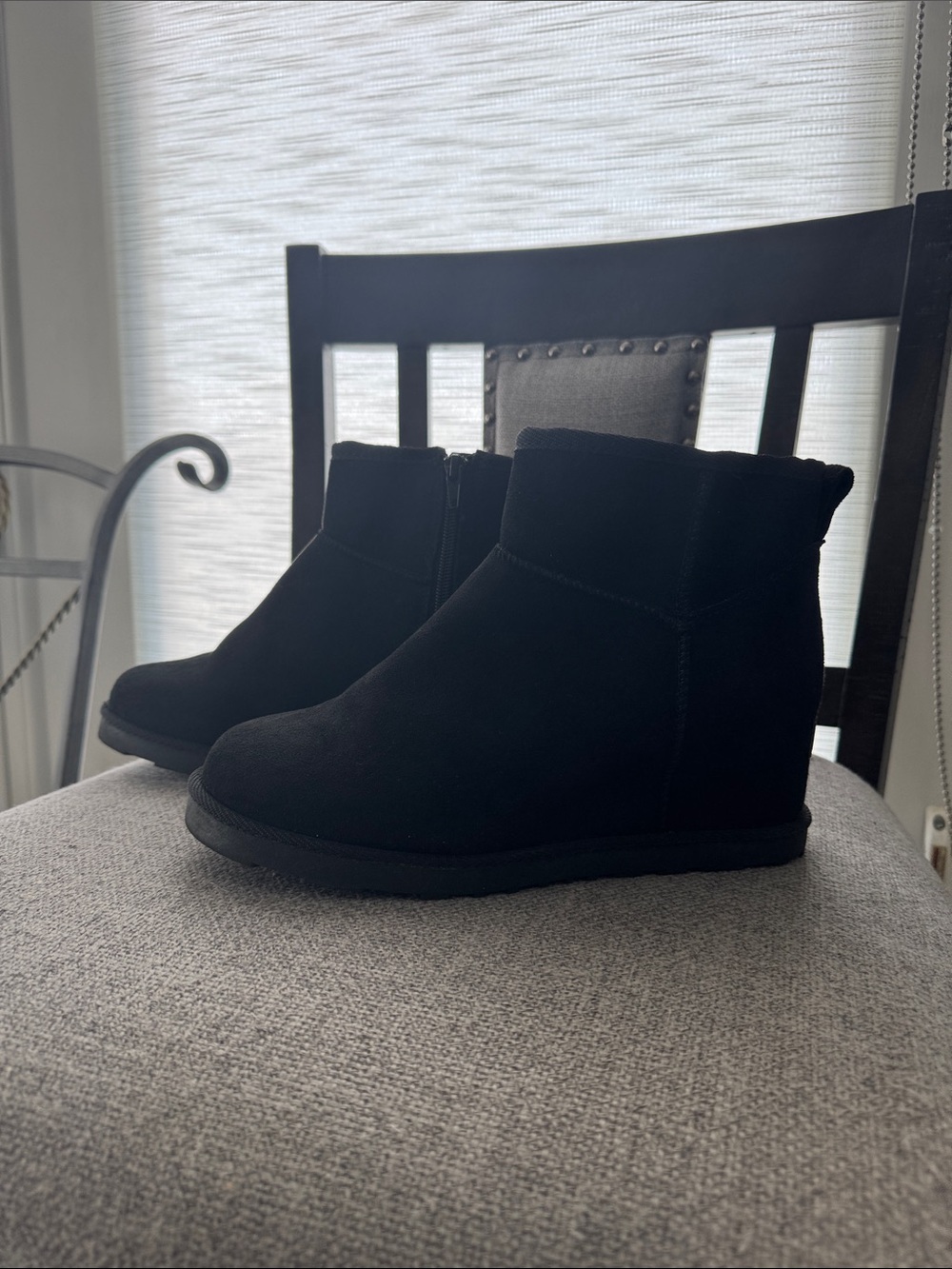 Women's Black Ankle Booties - Cozy Everyday Style